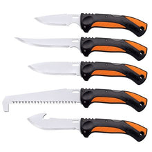 Load image into Gallery viewer, Cold Steel Click-N-Cut MAX 5 Pc Hunting Kit w/Belt Case