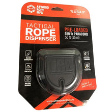 Load image into Gallery viewer, Tactical Rope Dispenser w/50ft Black Tactical Rope