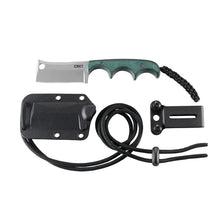 Load image into Gallery viewer, CRKT Minimalist Cleaver Neck & belt Knife w/Bead Blast Blade