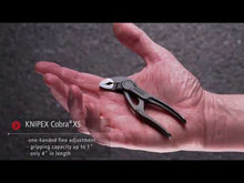 Load and play video in Gallery viewer, Knipex EDC 4" Cobra® XS Water Pump Pliers