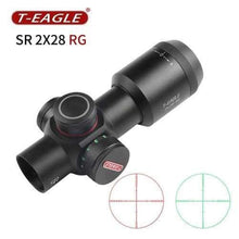Load image into Gallery viewer, T-Eagle 2X28 RG Scope 30mm tube (1.25")