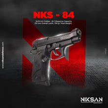 Load image into Gallery viewer, Combo Niksan nks84 9mm blank/pepper pistol
