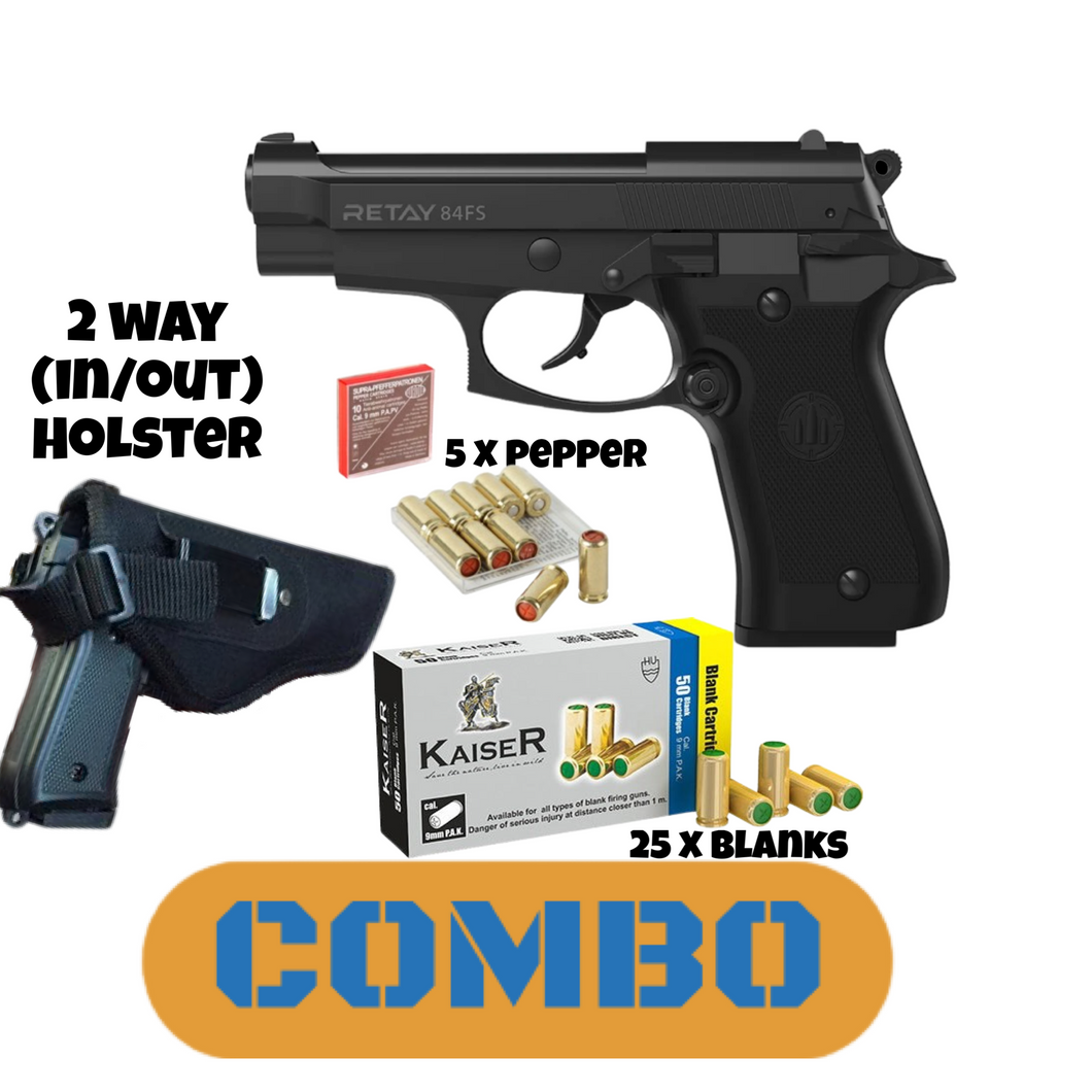 Retay f29 84s Combo (pistol+30 cartridges+holster)