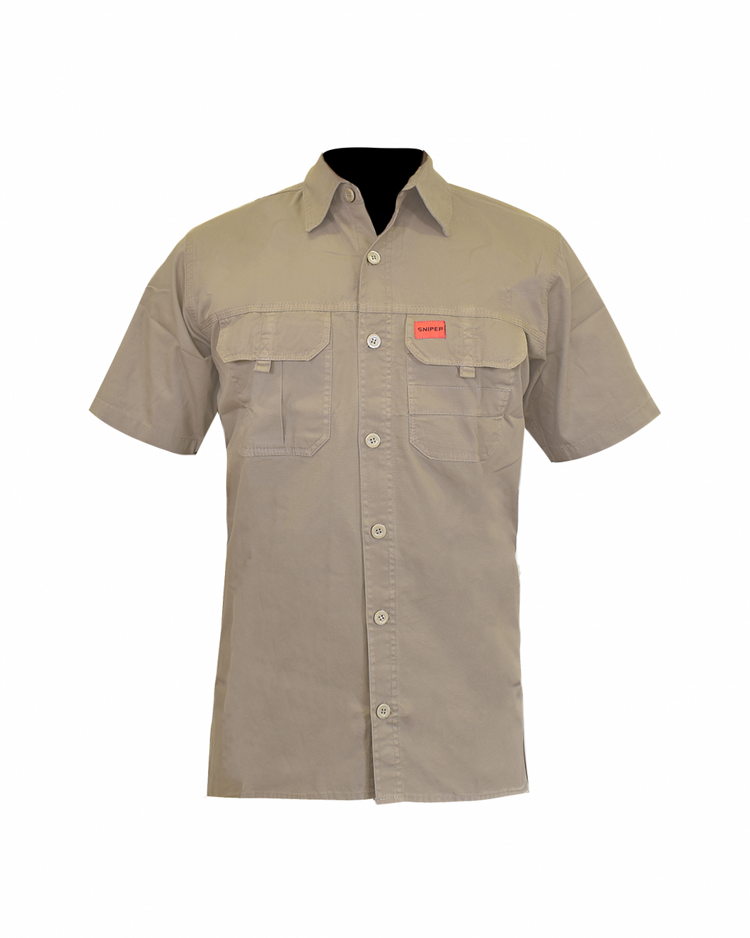 KHAKI SHORT SLEEVE ADVENTURE SHIRT