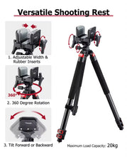 Load image into Gallery viewer, Trakiom Tripod w/clamp carbon fiber 1.52m

