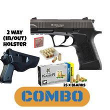 Load image into Gallery viewer, Combo EKOL ALPER Fume 9mm blank pepper pistol
