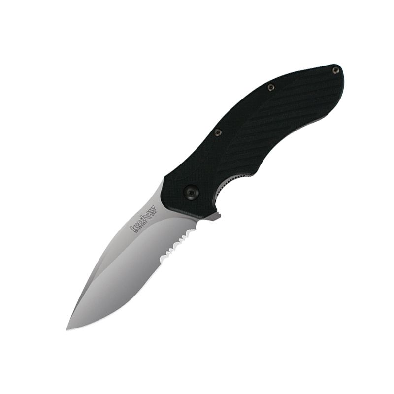Kershaw Clash Partial Serration Bead Blast Blade Finish w/SpeedSafe Assisted Opening