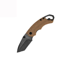 Load image into Gallery viewer, Kershaw Shuffle II Tanto Tan Handle w/BlackWash Blade Finish - Blister
