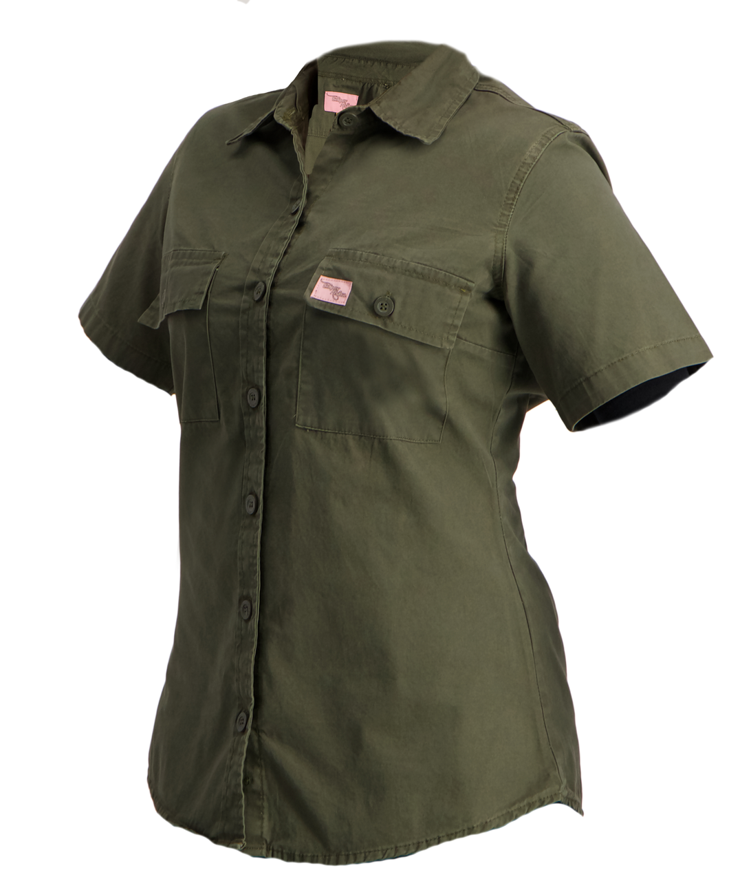 MILITARY OLIVE LADIES ADVENTURE SHIRT