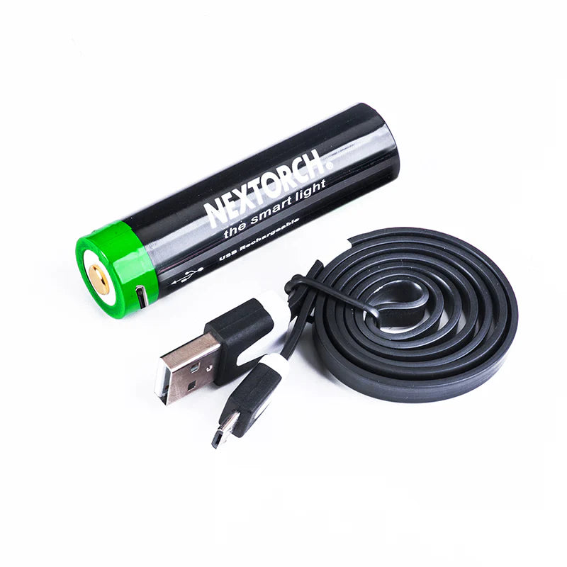 NEXTORCH 18650 3400mAh Li-ion USB-C Battery