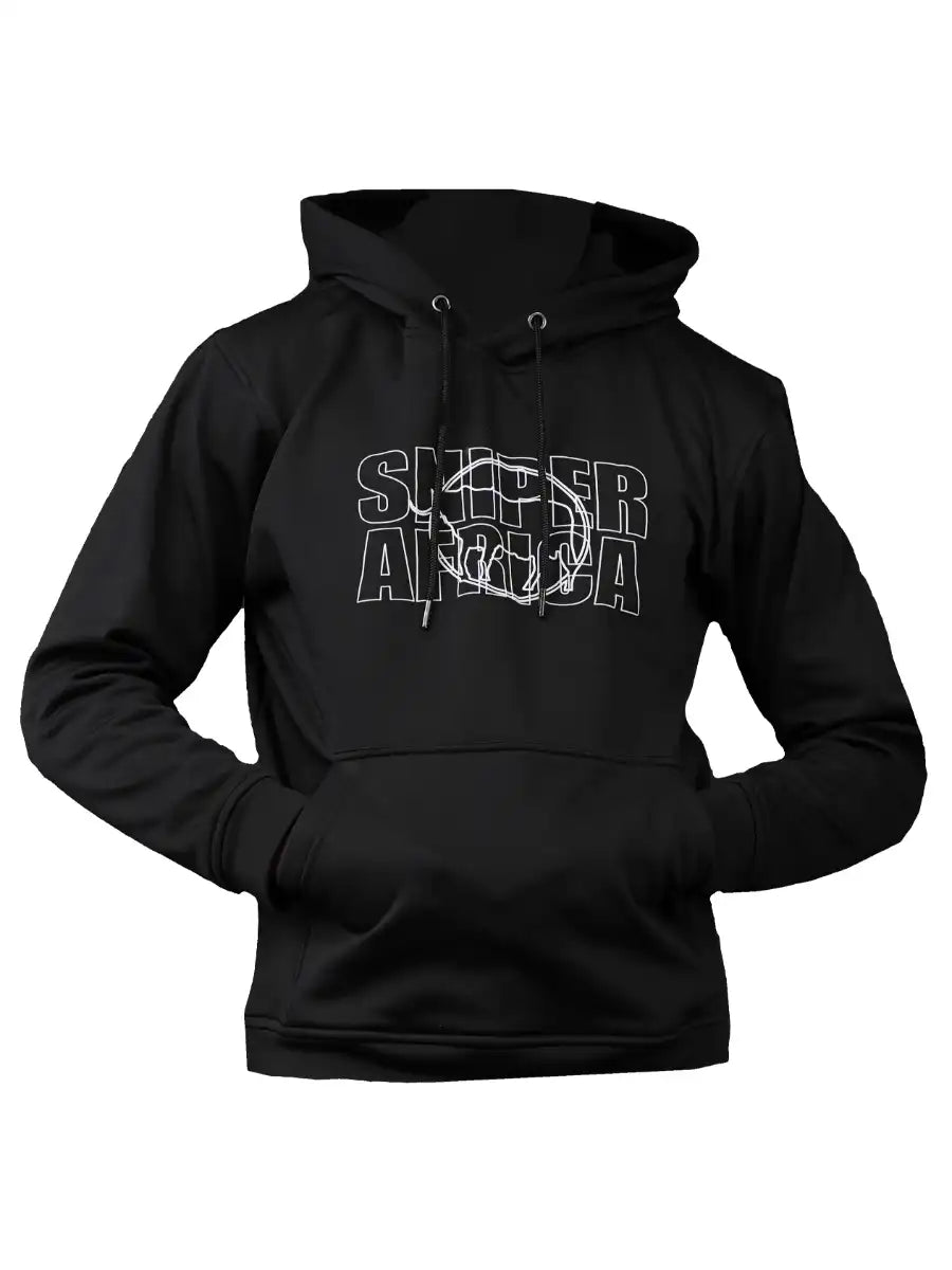 BLACK COVERT HOODY