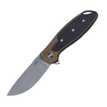 Load image into Gallery viewer, CRKT Jake Bronze Aluminium/G10 Handle w/Two Tone Bead Blast/Brushed Finish Blade
