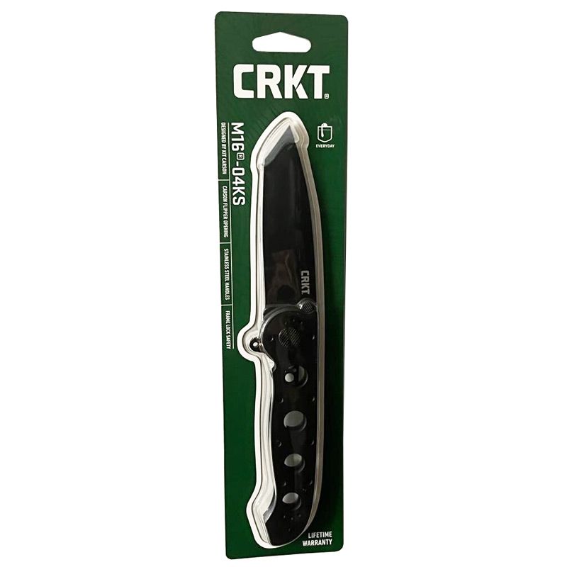 CRKT M16-04KS Tanto Black Stainless Steel w/Black Oxide Blade Finish