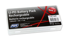 Load image into Gallery viewer, ASG 7,4V LI-PO Battery 1300 MAH 17206
