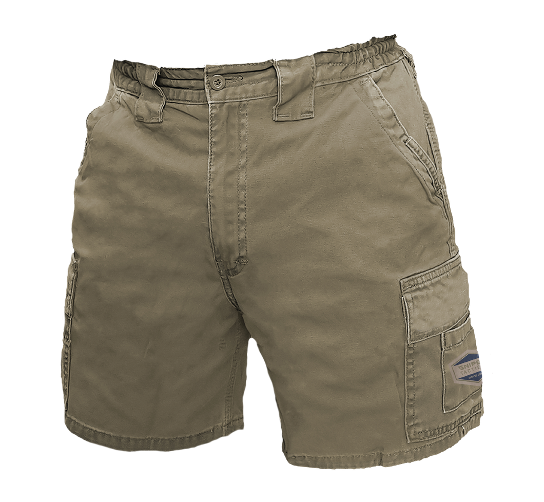 KHAKI FLEX WARRIOR SHORTS