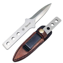 Load image into Gallery viewer, RECCE Croc Hunter Double Edge Dagger Blade w/Skeletonized Handle
