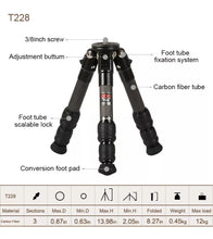 Load image into Gallery viewer, Tripod system mini T228 ARCA
