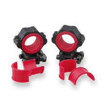 Load image into Gallery viewer, Scope mounts dovetail 2 piece high 25/30/34mm
