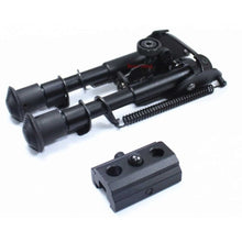 Load image into Gallery viewer, VECTOR OPTICS SCBPB-01 6 INCH SPRING RETRACTABLE rokstad BIPOD
