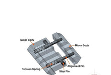 Load image into Gallery viewer, scope mounts dovetail to picatinny adaptor 2 piece
