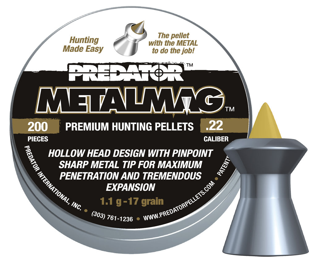 JSB Predator MetalMag Pellets .22/5.50 mm - 200 Pieces