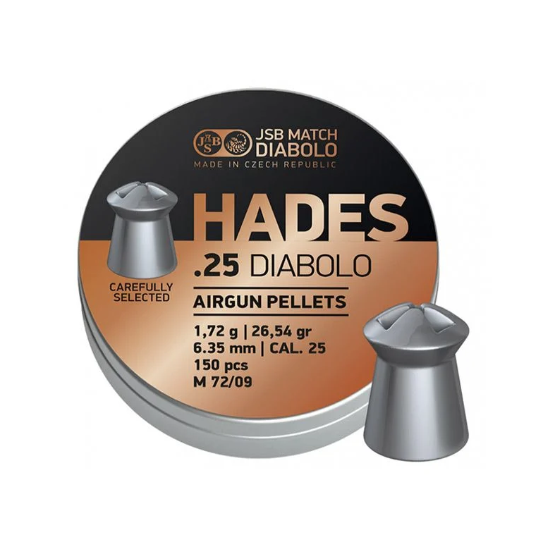 JSB Diabolo Hades Pellets .25/6.35 mm - 300 Pieces