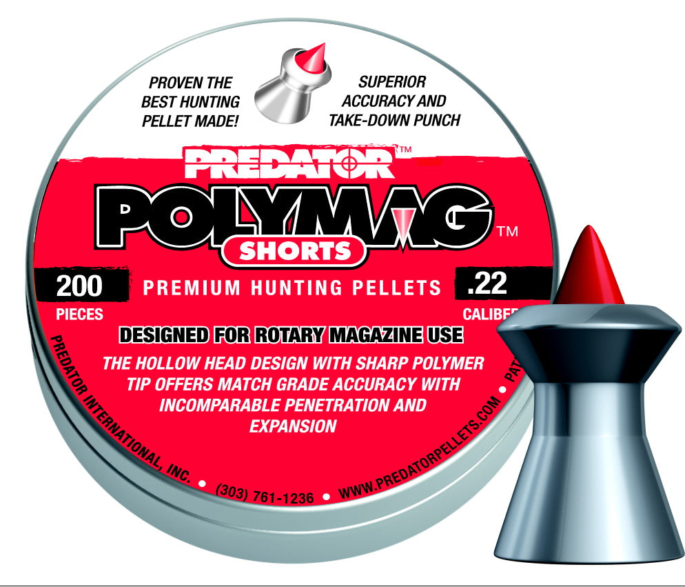 JSB Predator Polymag Short Pellets .22/5.50 mm - 200 Pieces