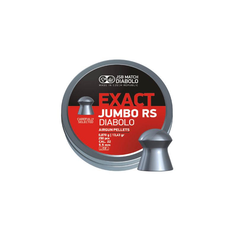 JSB Diabolo Jumbo Exact RS .22/5.52 mm - 250 Pieces