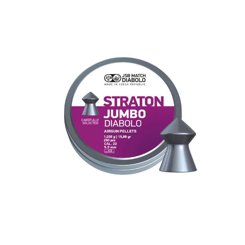 JSB Diabolo Jumbo Straton Pellets .22/5.5 mm - 250 Pieces