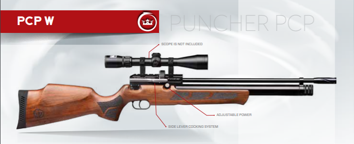 KRAL Puncher  W PCP 5.5mm Walnut