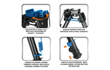 Load image into Gallery viewer, UTG® Tactical OP Bipod, Quick Detach, 5.9&quot;-7.3&quot; Center Height
