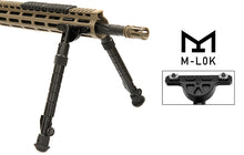 Load image into Gallery viewer, UTG RECON FLEX M-LOK Bipod, Matte Black, 8.0&quot;-11.8&quot; Center Height
