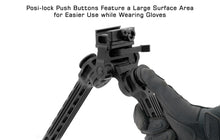 Load image into Gallery viewer, UTG Big Bore Full Stability Bipod, 9&quot;-14&quot; Center Height
