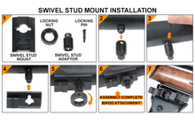 Load image into Gallery viewer, UTG® Tactical OP Bipod, Quick Detach, 5.9&quot;-7.3&quot; Center Height
