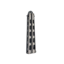 Load image into Gallery viewer, Ace Butterfly Knife Satin Skeletonized Handle w/Plain Satin Finish Blade
