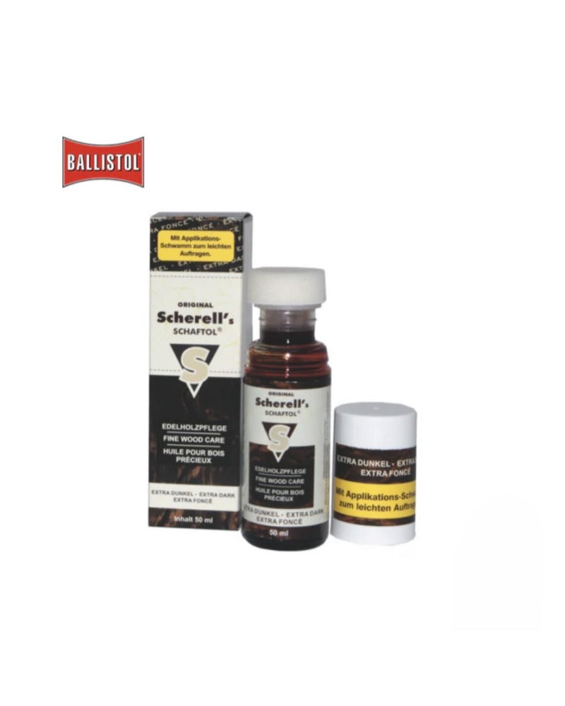 Ballistol Scherell Stock Oil extra Dark Brown