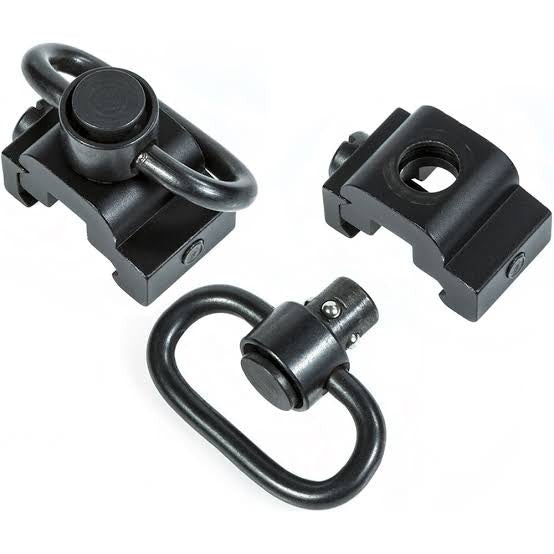 Picatinny to sling push button swivel stud