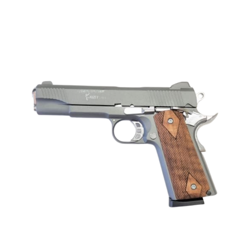 Kuzey 911 Smoke w/walnut grip 9mm blank-pepper pistol