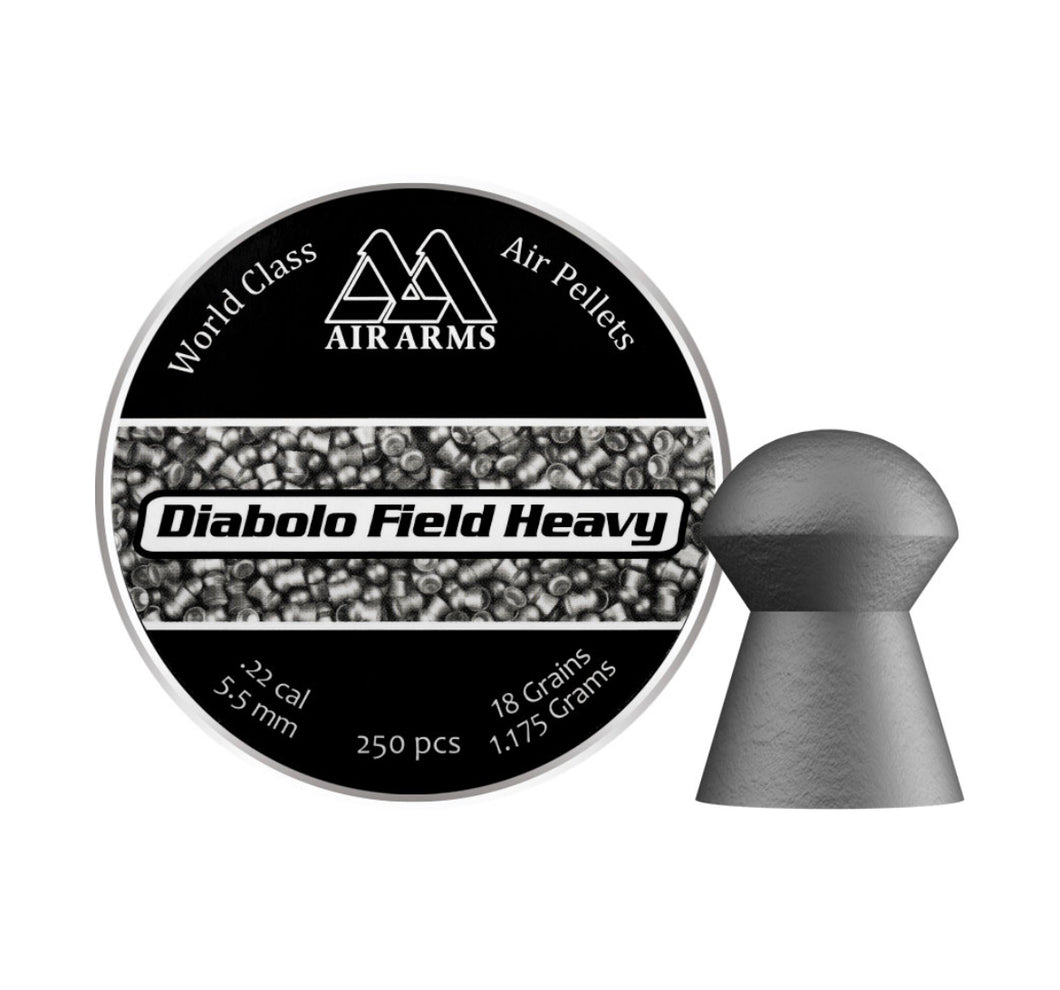 Air Arms Diabolo Field Heavy 18grain 5.52mm 250s