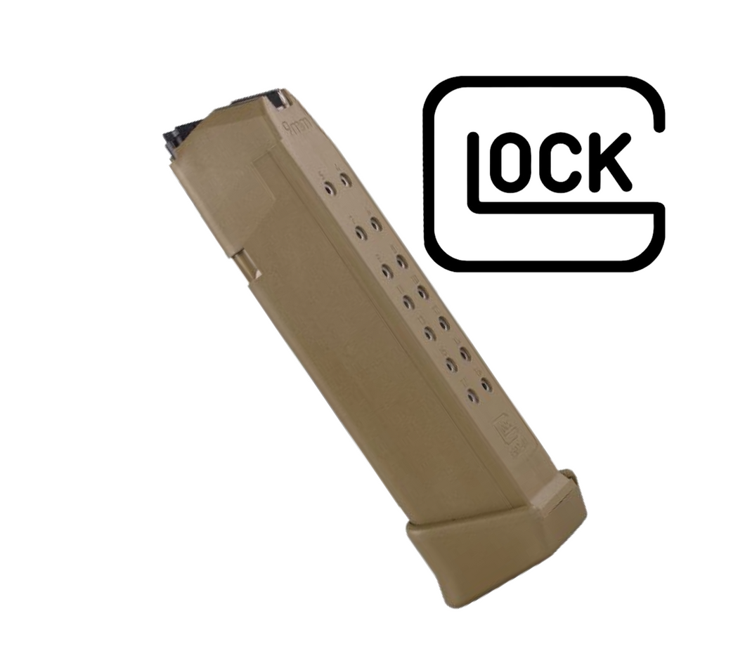 Glock 9mm Luger 17+2 - 19 Round Magazine Coyote