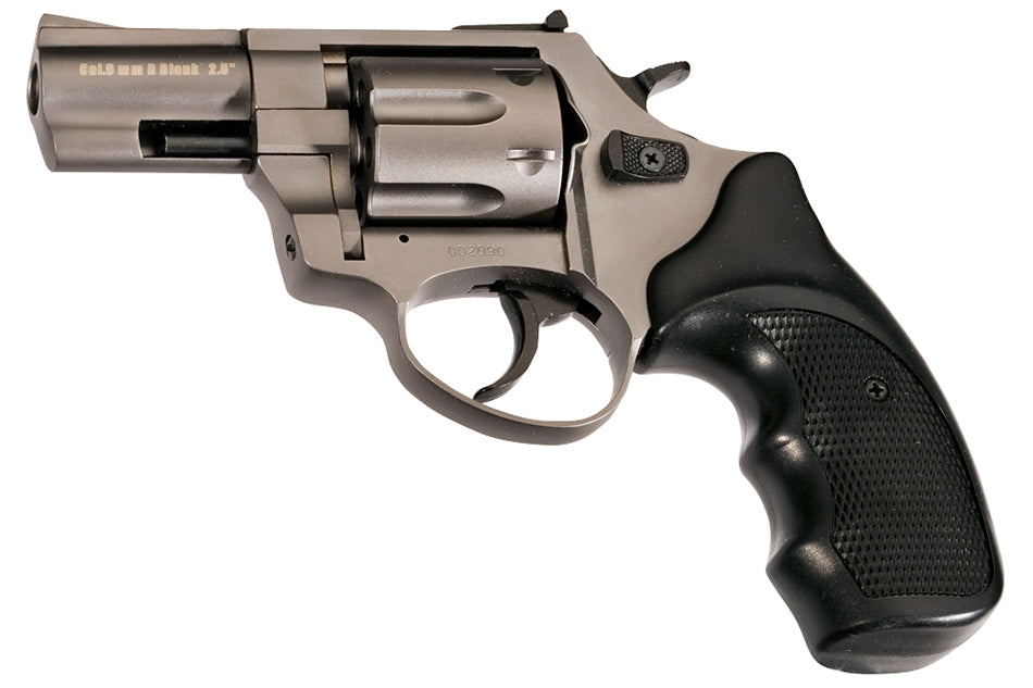 ZORAKI R1 2.5'' , 9mm pepper/ BLANK REVOLVER, TITANIUM
