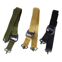 Load image into Gallery viewer, Tactical sling 1 or 2 point qd w/swivel studs olive green
