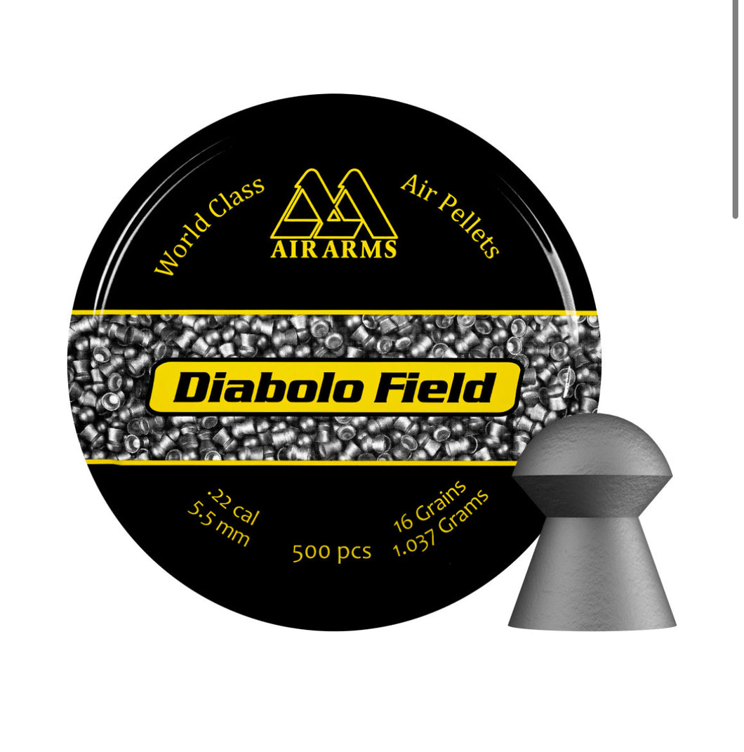 Air Arms Diabolo Field 16grain 5.52mm 500s