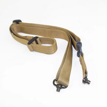 Load image into Gallery viewer, Tactical sling 1 or 2 point qd w/swivel studs tan
