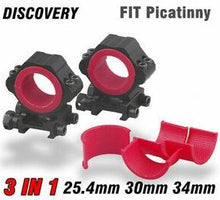 Load image into Gallery viewer, scope mounts picatinny 2 piece medium 25/30/34mm
