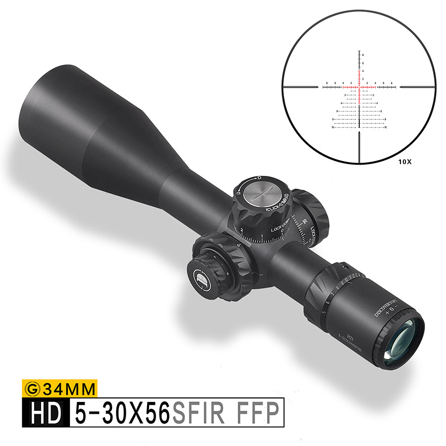 Discovery HD 5-30X56SFIR FFP LOCKING TURRET